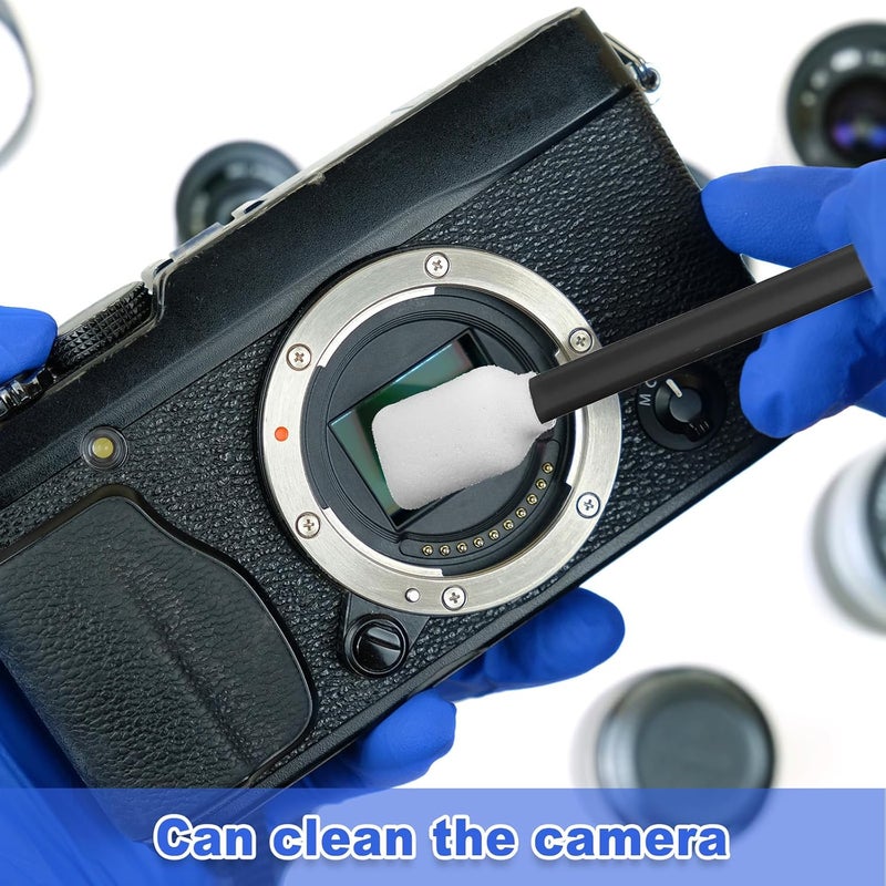 Macarrie 1000 Pack Cleaning Swabs 5.1 Inch, Foam Tips Sponge Sticks for Printer, Electronics, Camera, Optical Lens, Sewing Machine (Black,1000) - Image 5